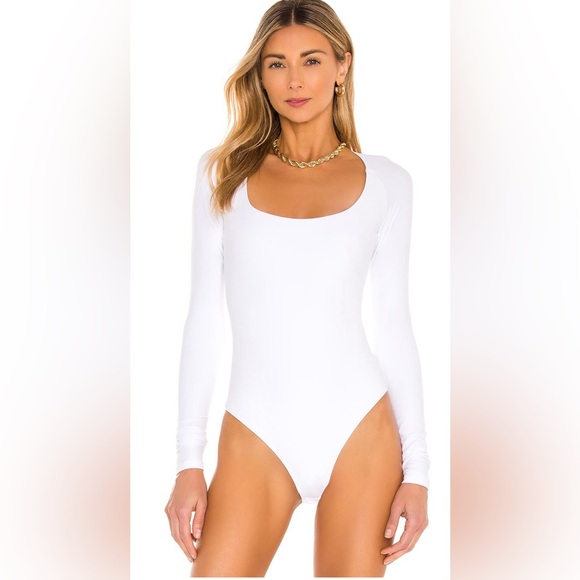 Alix NYC Sullivan Bodysuit in White - Picture 2 of 6